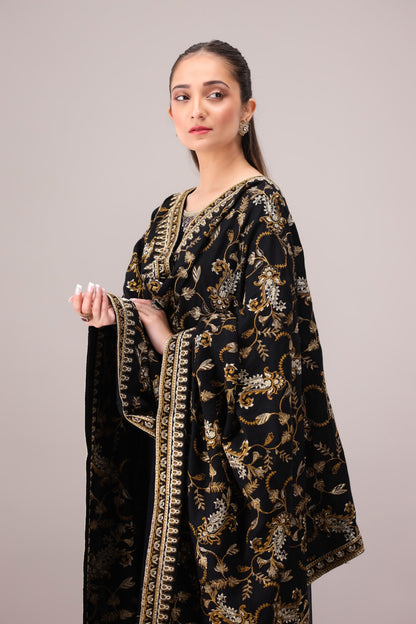 MDS-101 DHANAK EMBROIDERED SHAWL