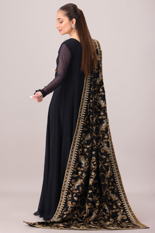 MDS-101 DHANAK EMBROIDERED SHAWL