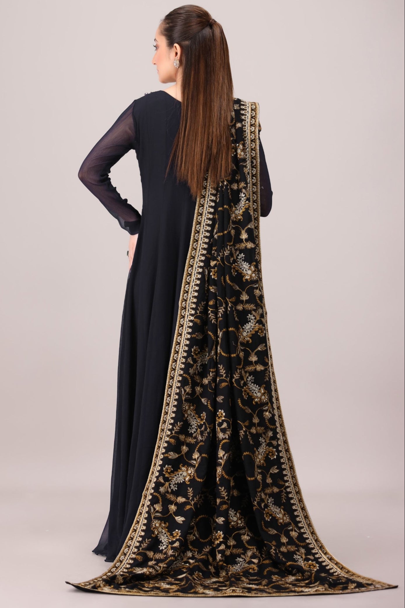 MDS-101 DHANAK EMBROIDERED SHAWL