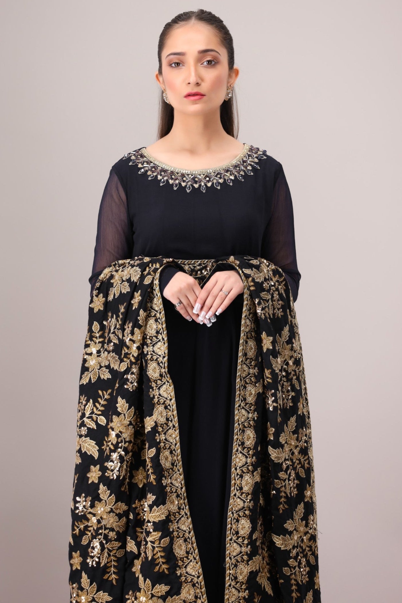 MDS-102 DHANAK EMBROIDERED SHAWL