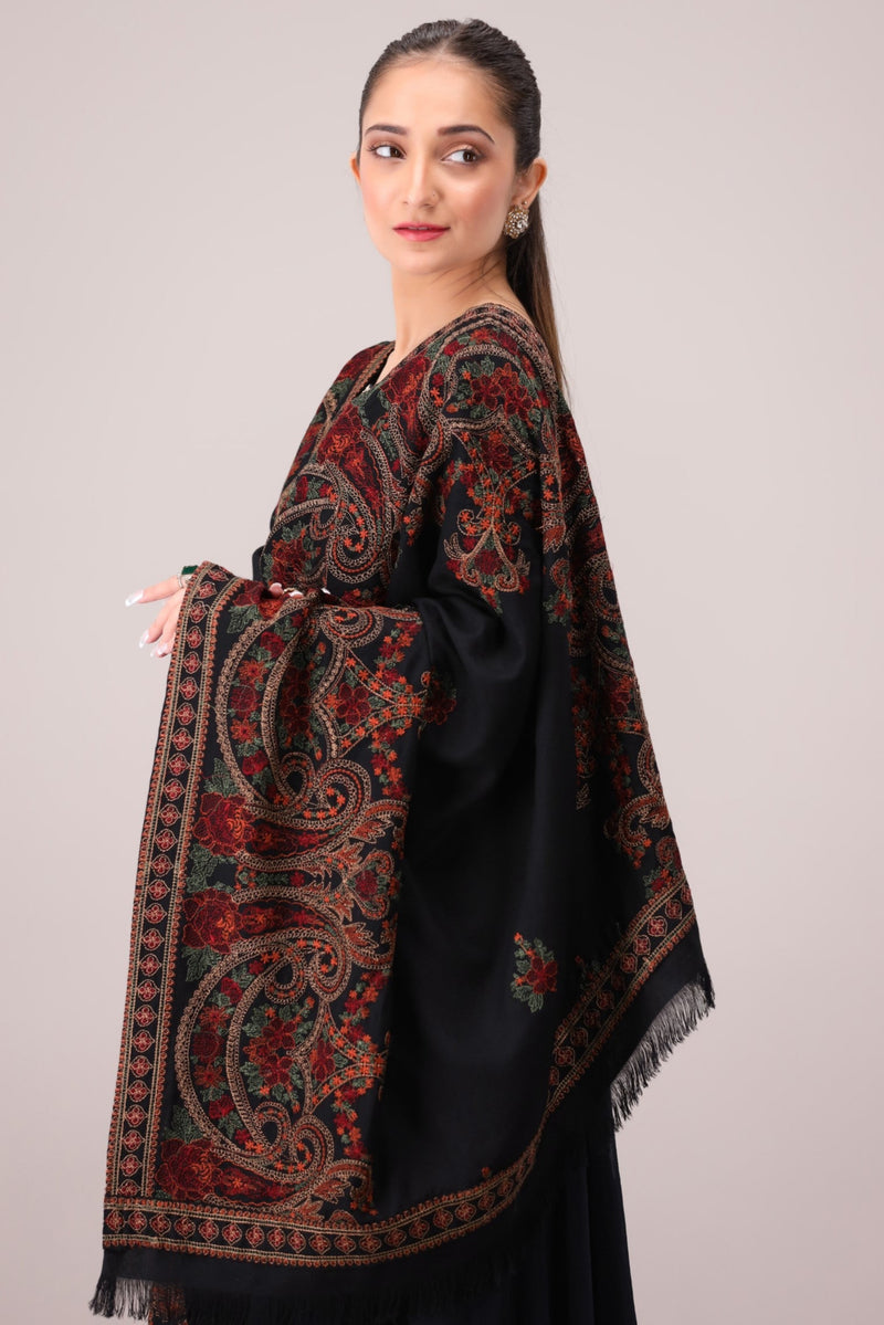 MDS-103 DHANAK EMBROIDERED SHAWL