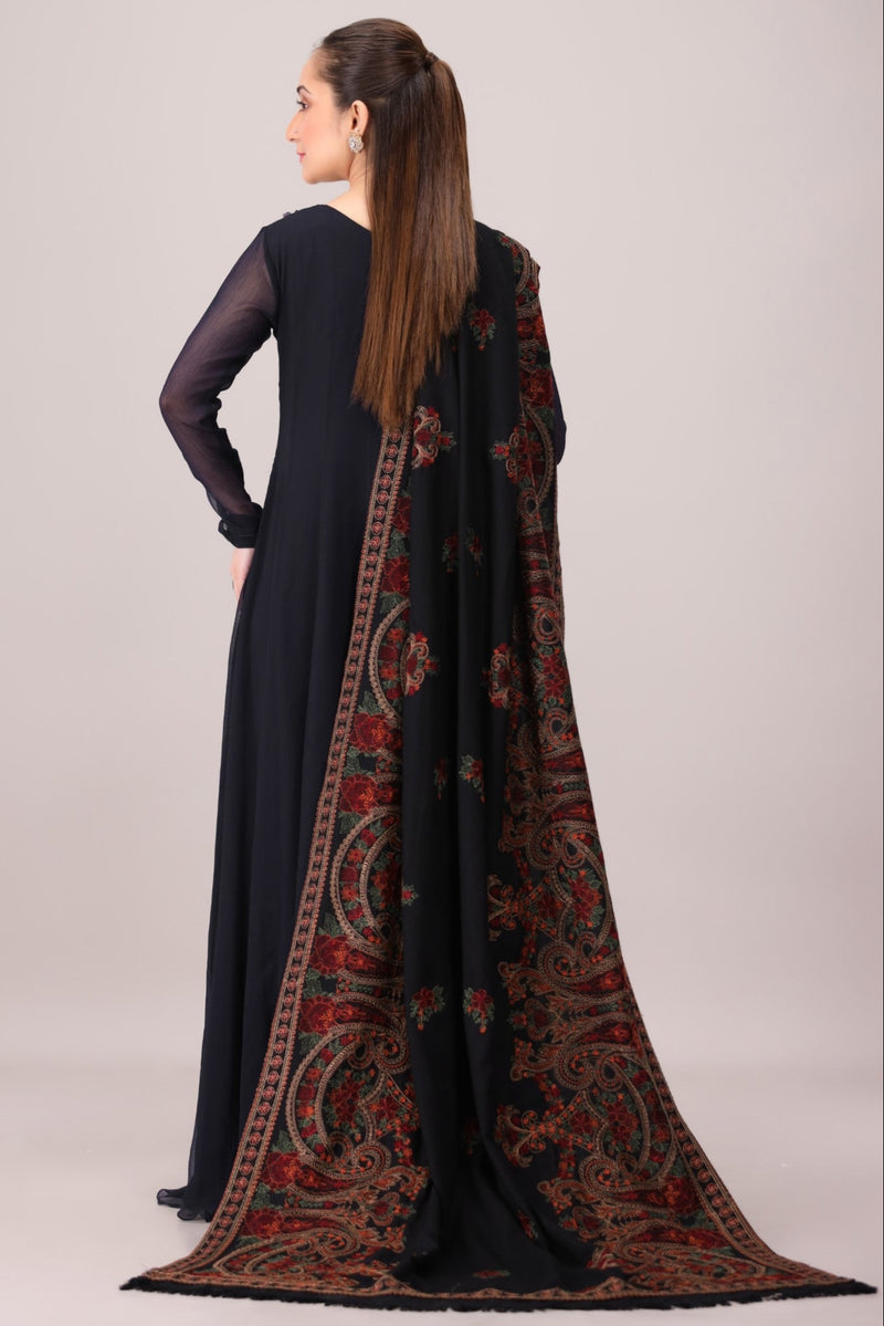 MDS-103 DHANAK EMBROIDERED SHAWL