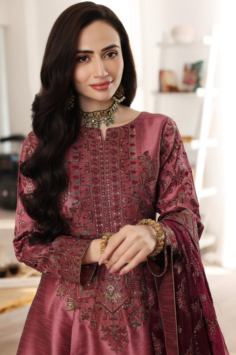 MGS-07 RESHAM3Pcs Raw Silk STITCHED I UNSTITCHED