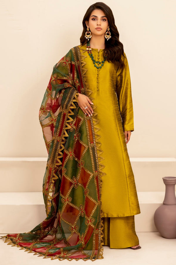 MGS-11 3Pcs Raw Silk STITCHED