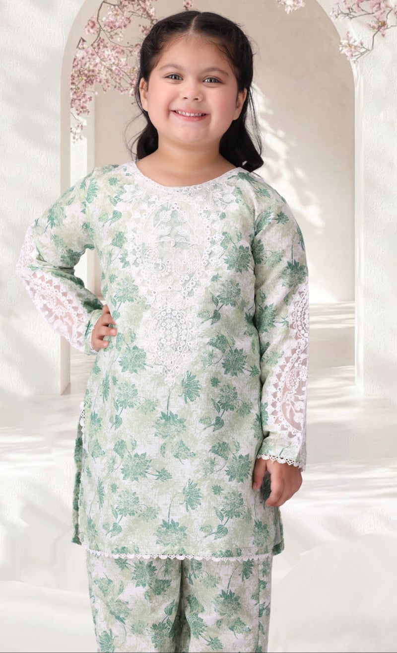 MKA-04 2PC GIRLS STITCHED