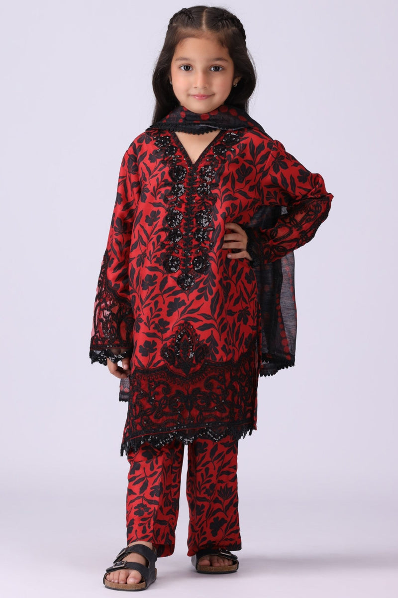 MKA-09 3PC GIRLS STITCHED