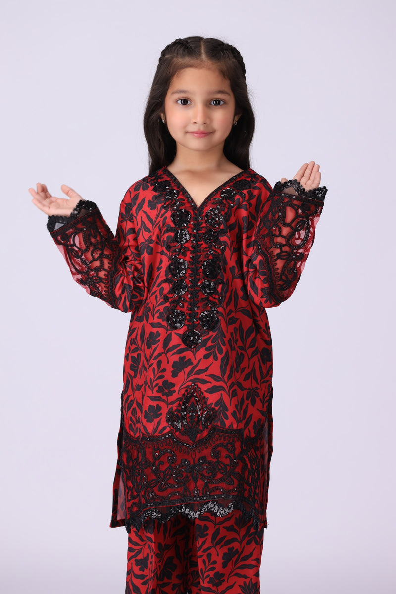 MKA-09 3PC GIRLS STITCHED
