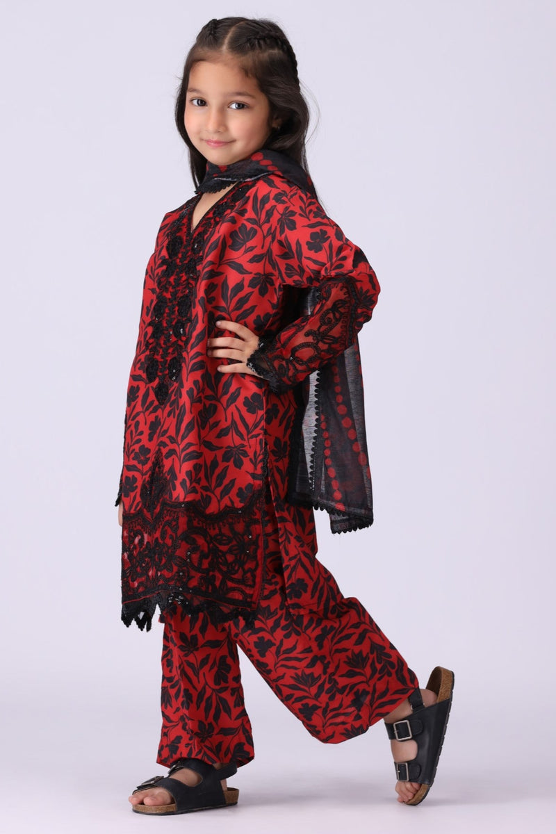 MKA-09 3PC GIRLS STITCHED