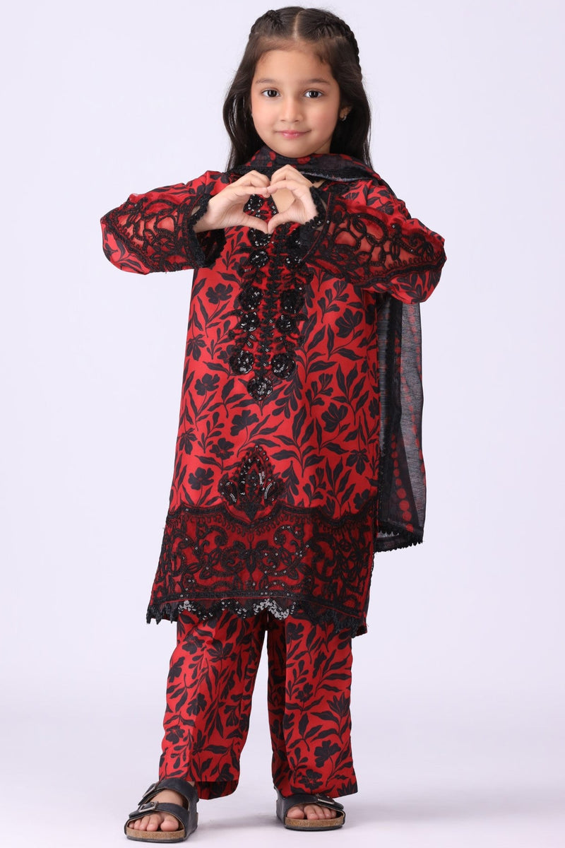 MKA-09 3PC GIRLS STITCHED