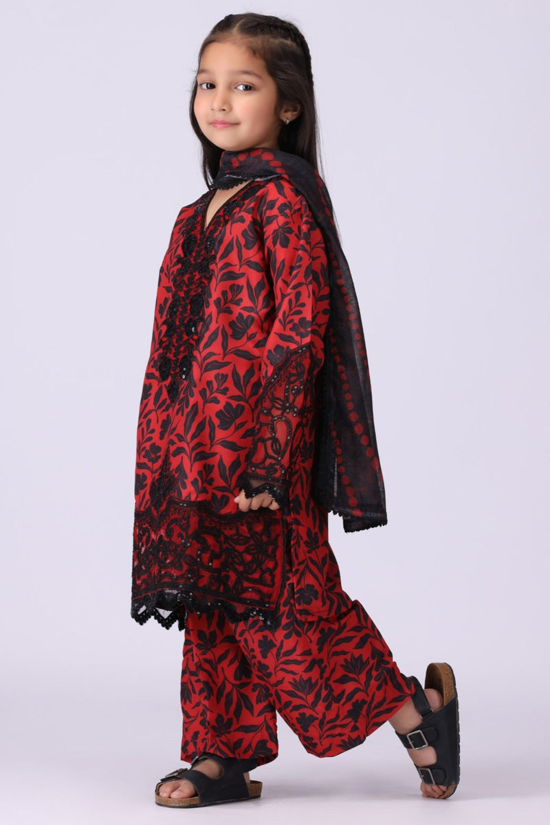MKA-09 3PC GIRLS STITCHED