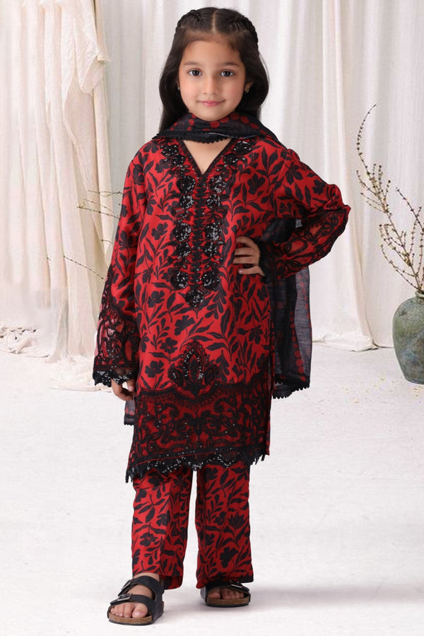 MKA-09 3PC GIRLS STITCHED