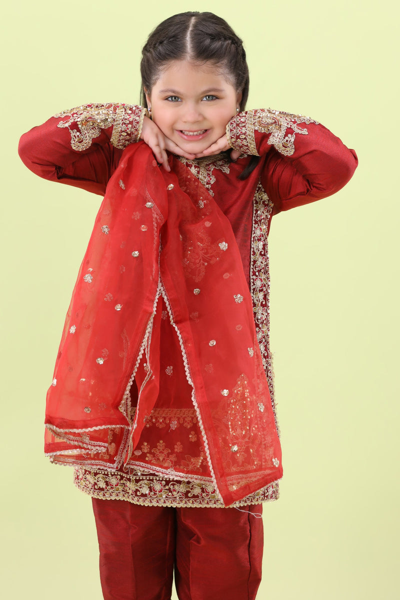 MKA-33 3PC GIRLS STITCHED