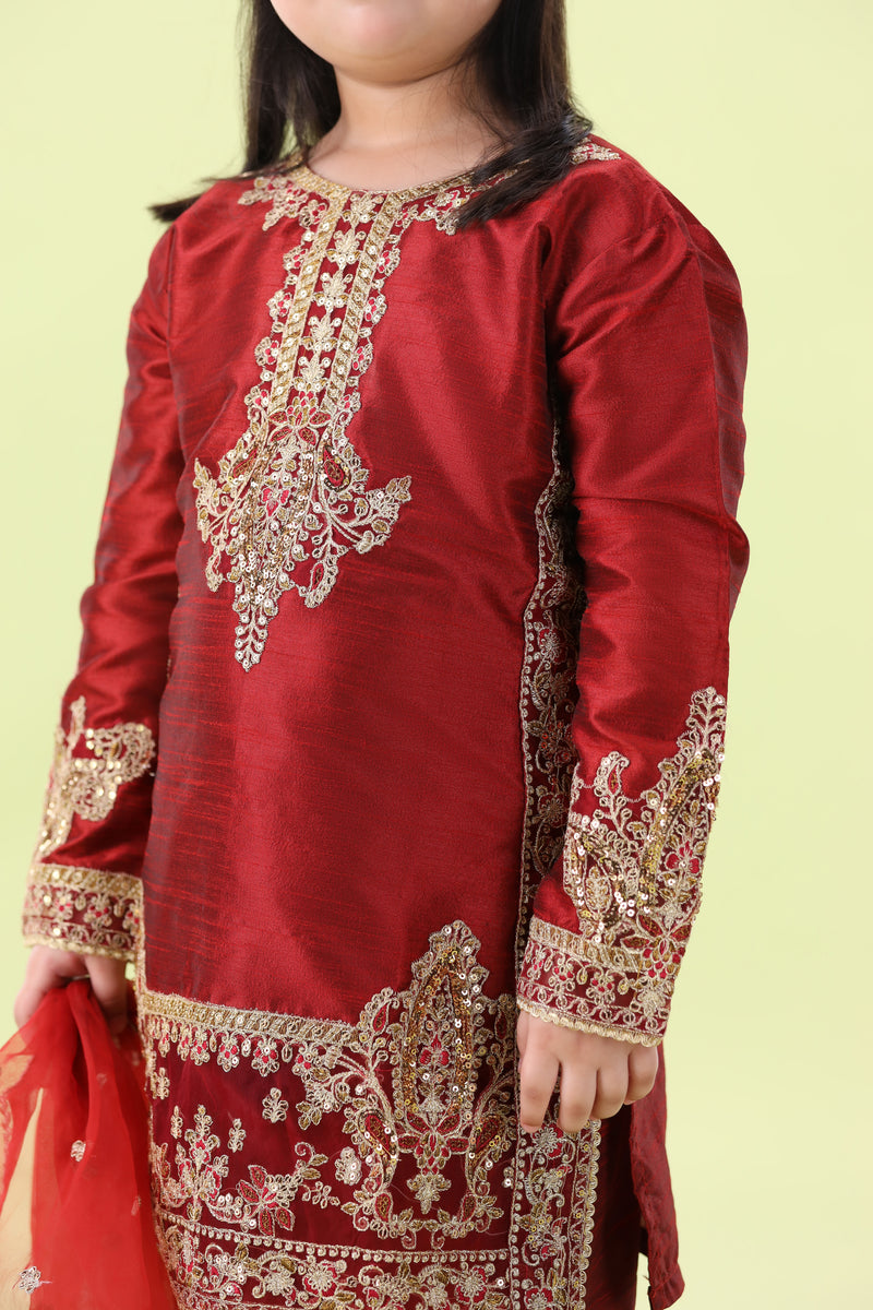 MKA-33 3PC GIRLS STITCHED
