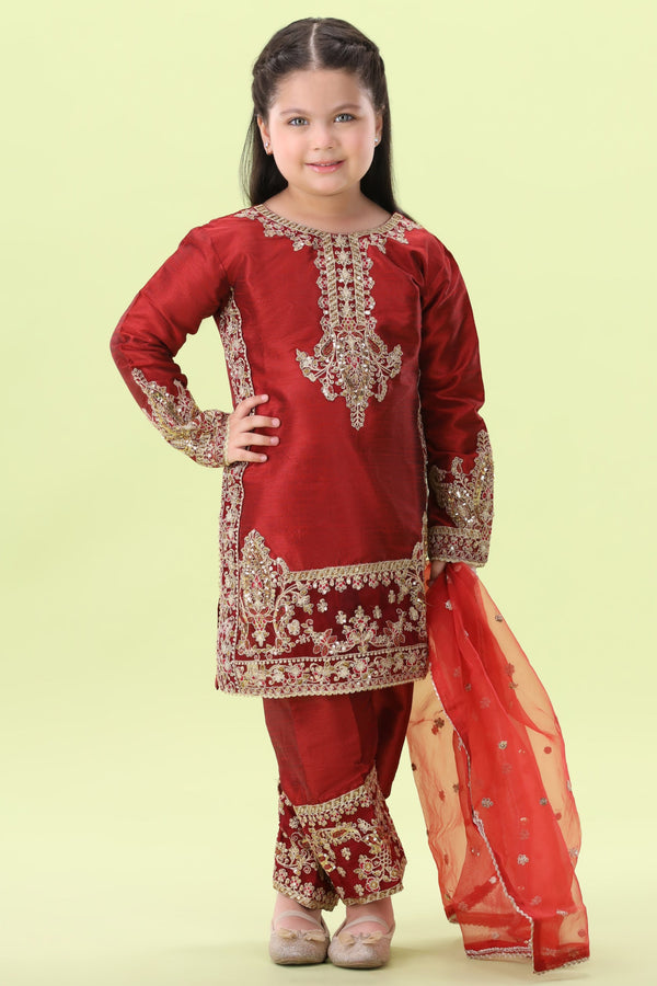 MKA-33 3PC GIRLS STITCHED