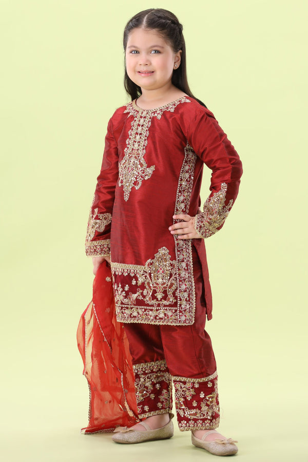 MKA-33 3PC GIRLS STITCHED