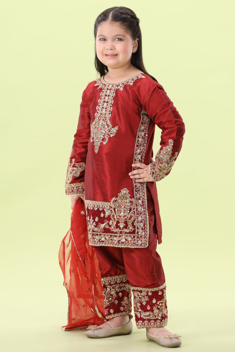 MKA-33 3PC GIRLS STITCHED