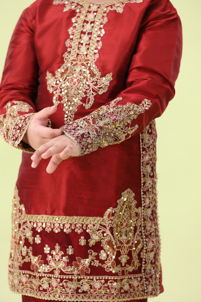 MKA-33 3PC GIRLS STITCHED