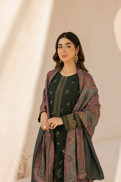 MWD-01 DHANAK 3PC STITCHED/UNSTITCHED