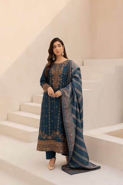 MWD-03 DHANAK 3PC STITCHED/UNSTITCHED