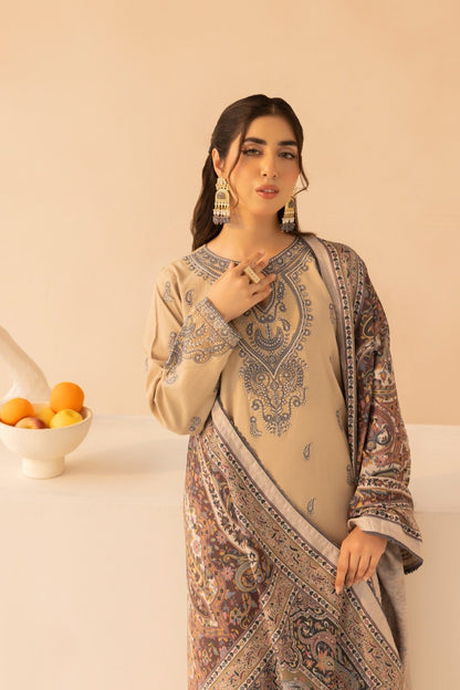 MWD-04 DHANAK 3PC STITCHED/UNSTITCHED