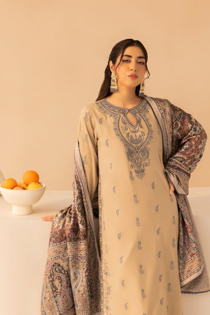 MWD-04 DHANAK 3PC STITCHED/UNSTITCHED