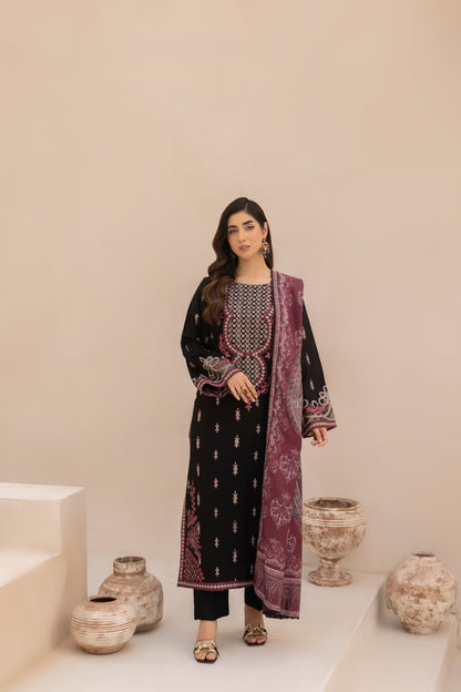 MWD-06 DHANAK 3PC STITCHED/UNSTITCHED