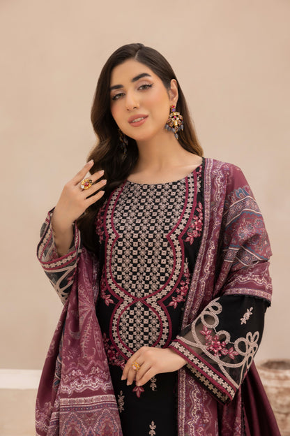 MWD-06 DHANAK 3PC STITCHED/UNSTITCHED