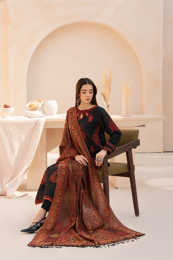 MWD-21 DHANAK 3PC STITCHED | UNSTITCHED