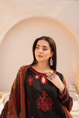 MWD-21 DHANAK 3PC STITCHED | UNSTITCHED