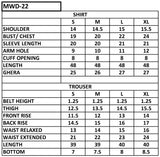 MWD-22 DHANAK 3PC STITCHED