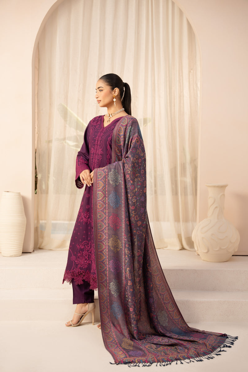 MWD-22 DHANAK 3PC STITCHED | UNSTITCHED