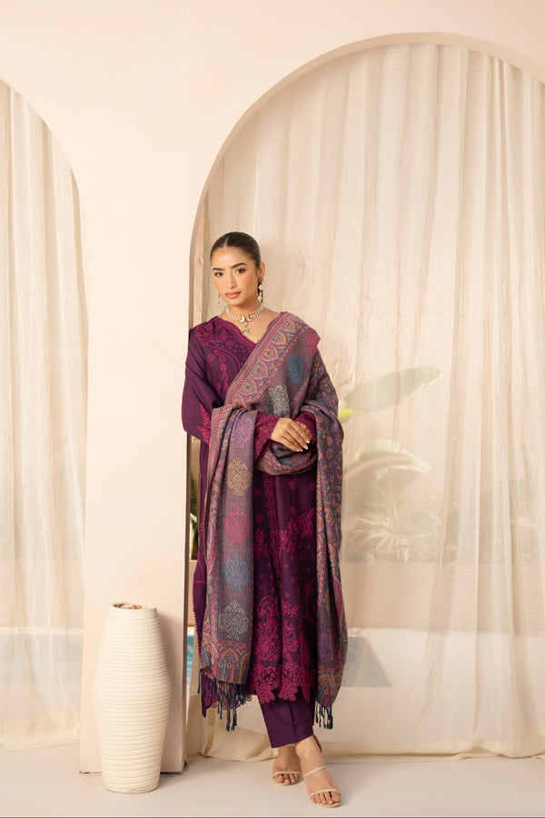 MWD-22 DHANAK 3PC STITCHED | UNSTITCHED