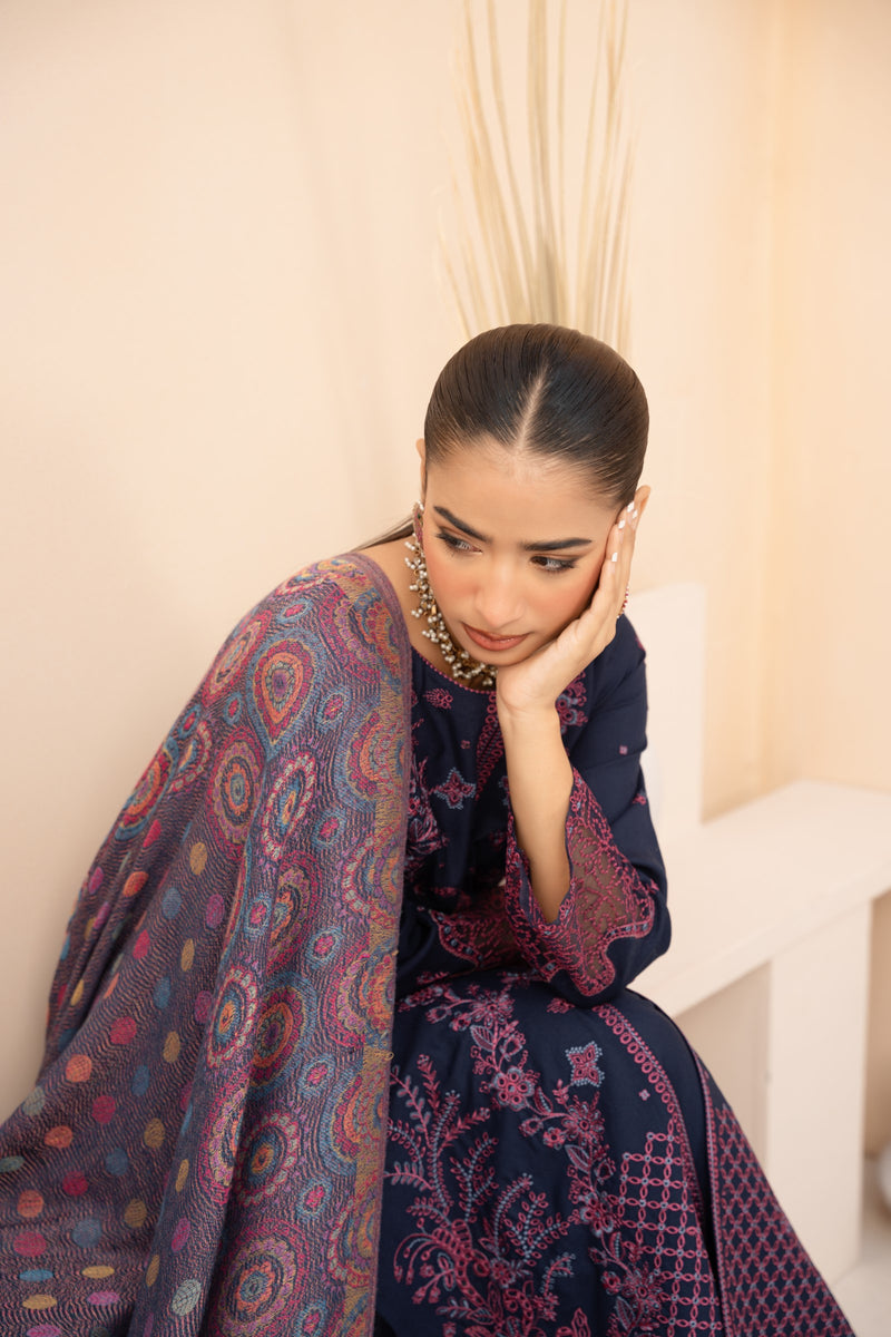 MWD-23 DHANAK 3PC STITCHED | UNSTITCHED