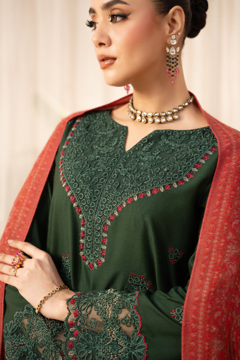 MWD-24 DHANAK 3PC STITCHED | UNSTITCHED