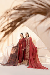 MWD-26 DHANAK 3PC STITCHED | UNSTITCHED