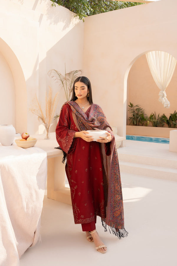 MWD-26 DHANAK 3PC STITCHED | UNSTITCHED