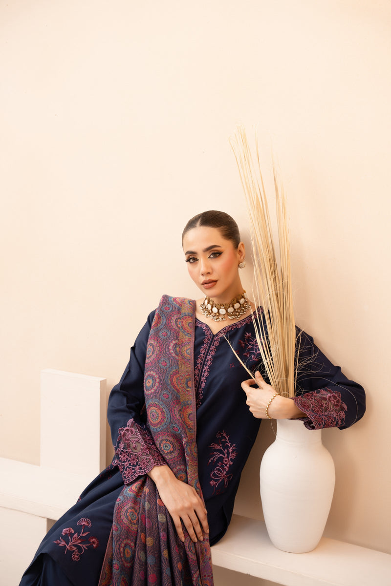 MWD-27 DHANAK 3PC STITCHED | UNSTITCHED