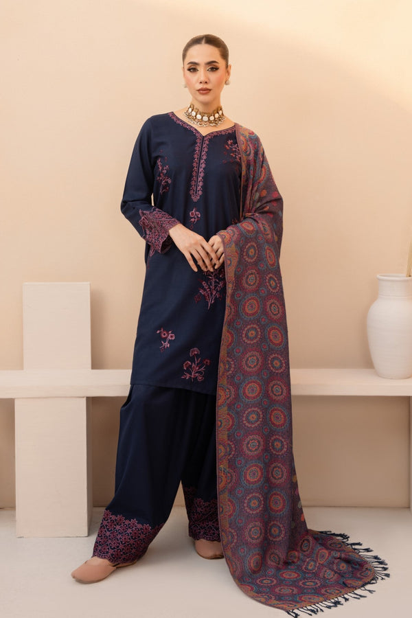 MWD-27 DHANAK 3PC STITCHED | UNSTITCHED