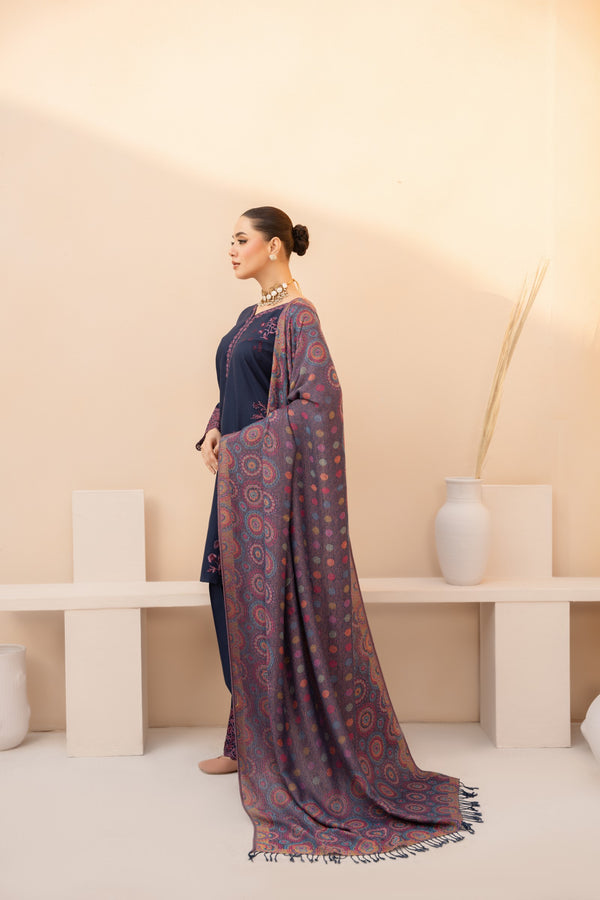 MWD-27 DHANAK 3PC STITCHED | UNSTITCHED