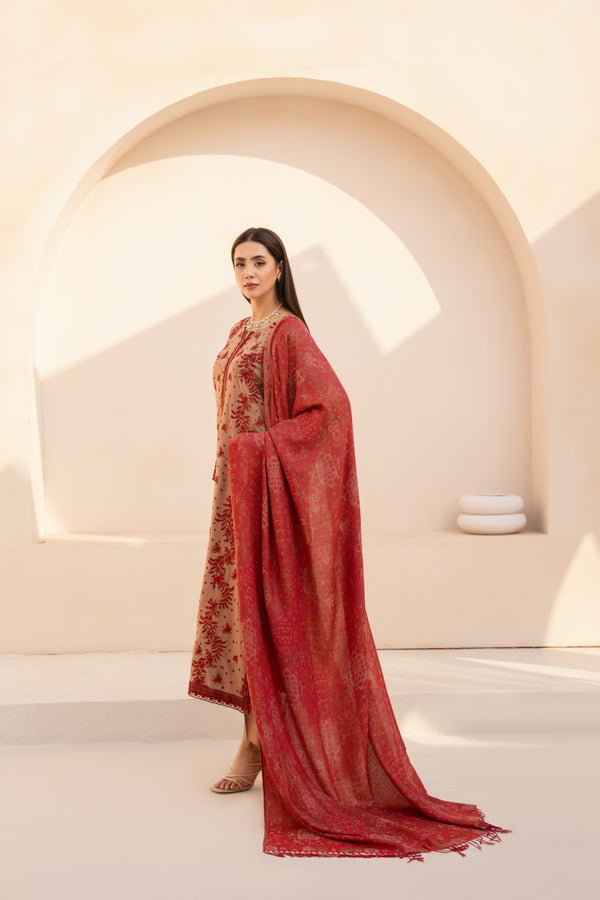 MWD-28 DHANAK 3PC STITCHED | UNSTITCHED