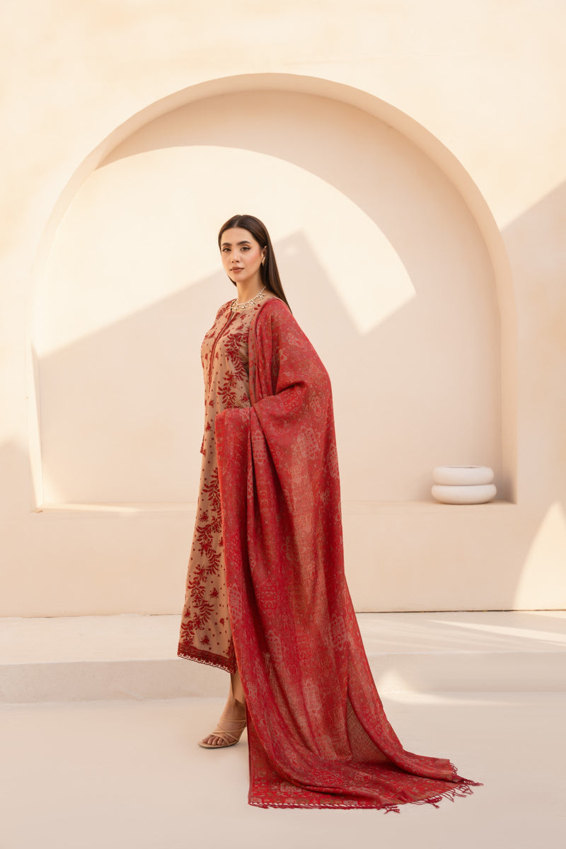 MWD-28 DHANAK 3PC STITCHED | UNSTITCHED