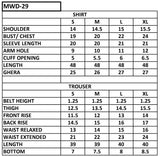 MWD-29 DHANAK 3PC STITCHED