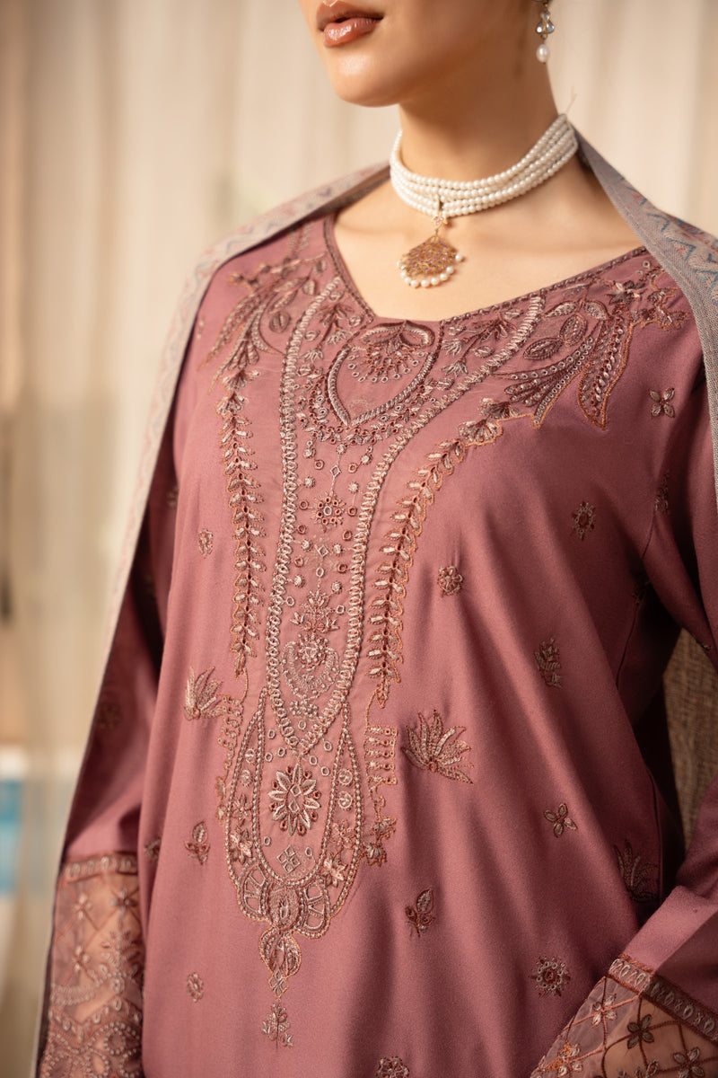 MWD-29 DHANAK 3PC STITCHED | UNSTITCHED