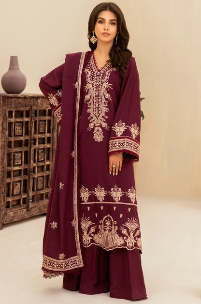 MWS-08 WINTER EMBROIDERED 3PC