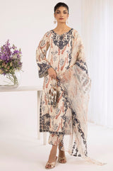 PLS-125 3PC SILK LAWN STITCHED