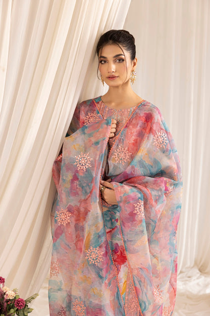 PLS-126 3PC SILK LAWN STITCHED I UNSTITCHED