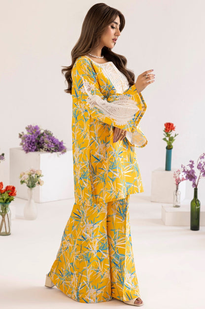 PLS-127 3PC SILK LAWN STITCHED I UNSTITCHED