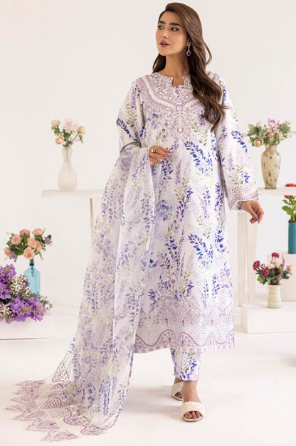 PLS-130 3PC SILK LAWN STITCHED I UNSTITCHED