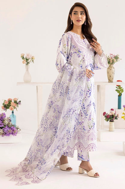 PLS-130 3PC SILK LAWN STITCHED I UNSTITCHED