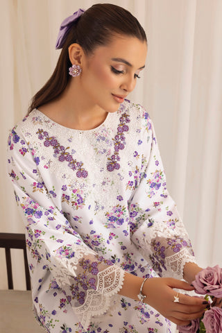 PLS-135 SILK LAWN 2PC STITCHED